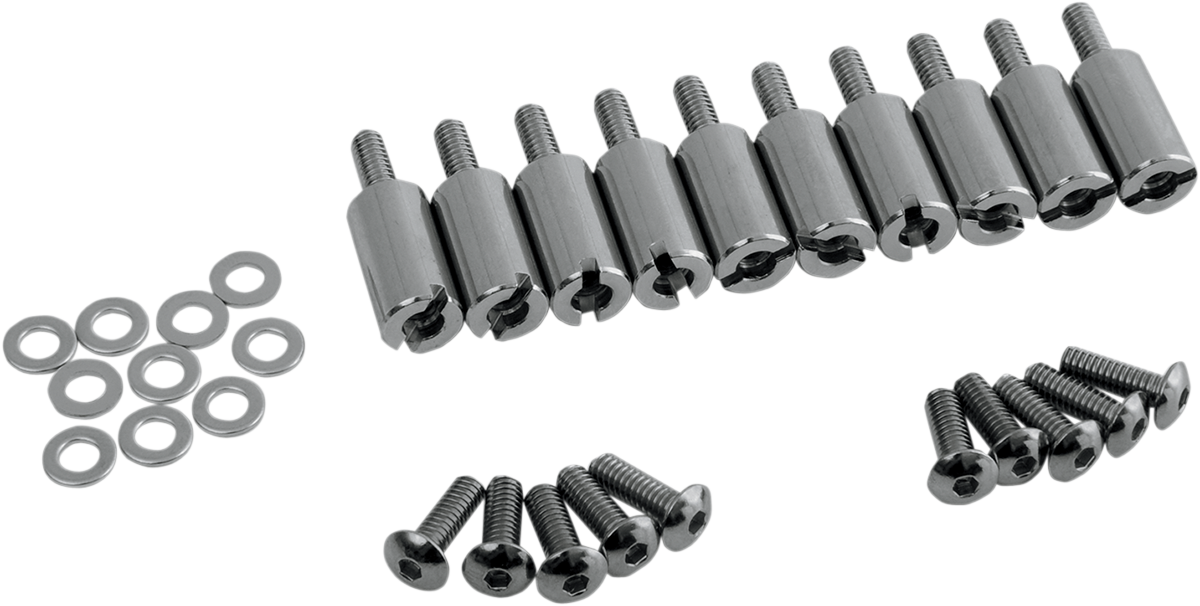 DRAG SPECIALTIES Studs - Ignition Plate and Timer Cover - 10-Pack