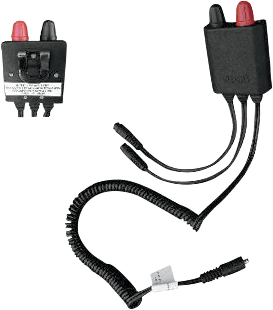 NAMZ 25' Cloth-Braided Wire Spool - 16 Gauge - Red/Black - Image 2