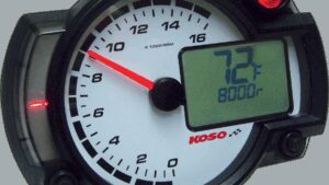 KOSO NORTH AMERICA RX2-NR GP-Style Race Tachometer