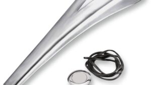 PAUL YAFFE BAGGER NATION Steel Dash Kit for 6-Gallon Tank - Chrome