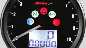 KOSO NORTH AMERICA Multifunction Meter - TNT D64 - Black