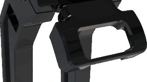 LA CHOPPERS Gauge Mount - Single - Black - Softail