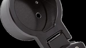 LA CHOPPERS Gauge Mount - Single - Black - Dyna/Sportster