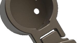 LA CHOPPERS Gauge Mount - Single - Bronze - Dyna