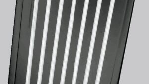 PRO-ONE PERF.MFG. Dash Insert - Ball-Milled - Black/Silver