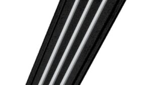 PRO-ONE PERF.MFG. Dash Insert - Ball-Milled - Black/Silver