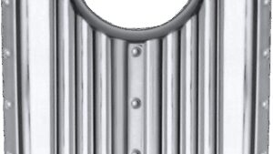 COVINGTONS Dash Insert - Dimpled - Chrome