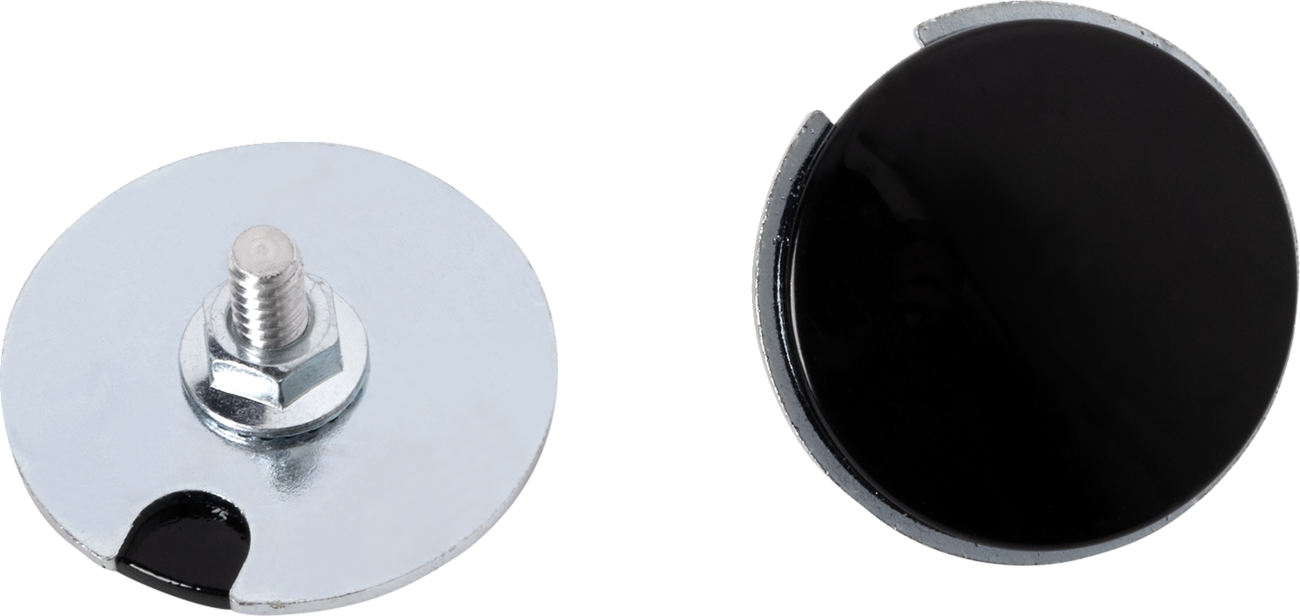 LA CHOPPERS Fairing Mirror Removal Plug - Gloss Black