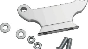 LA CHOPPERS T-Bar Gauge Mount - Chrome - 1.25" Diameter