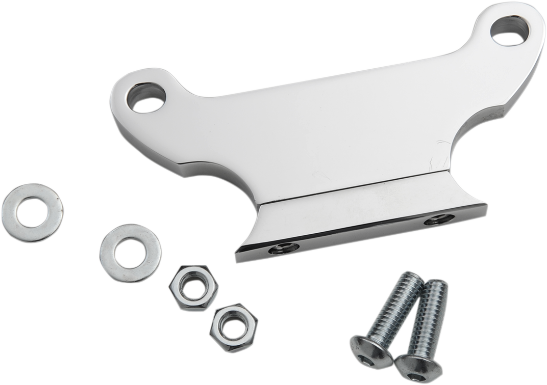 LA CHOPPERS T-Bar Gauge Mount - Chrome - 1.25" Diameter