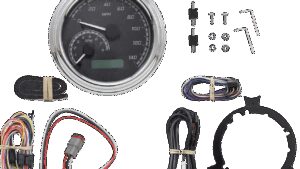 DAKOTA DIGITAL MVX Series Analog Gauge System - Black/Gray/Chrome