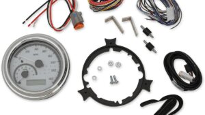 DAKOTA DIGITAL MVX Series Analog Gauge System - White/Gray/Chrome