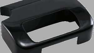 LA CHOPPERS T-Bar Gauge Mount - Gloss Black - For 1.25" Diameter Bars