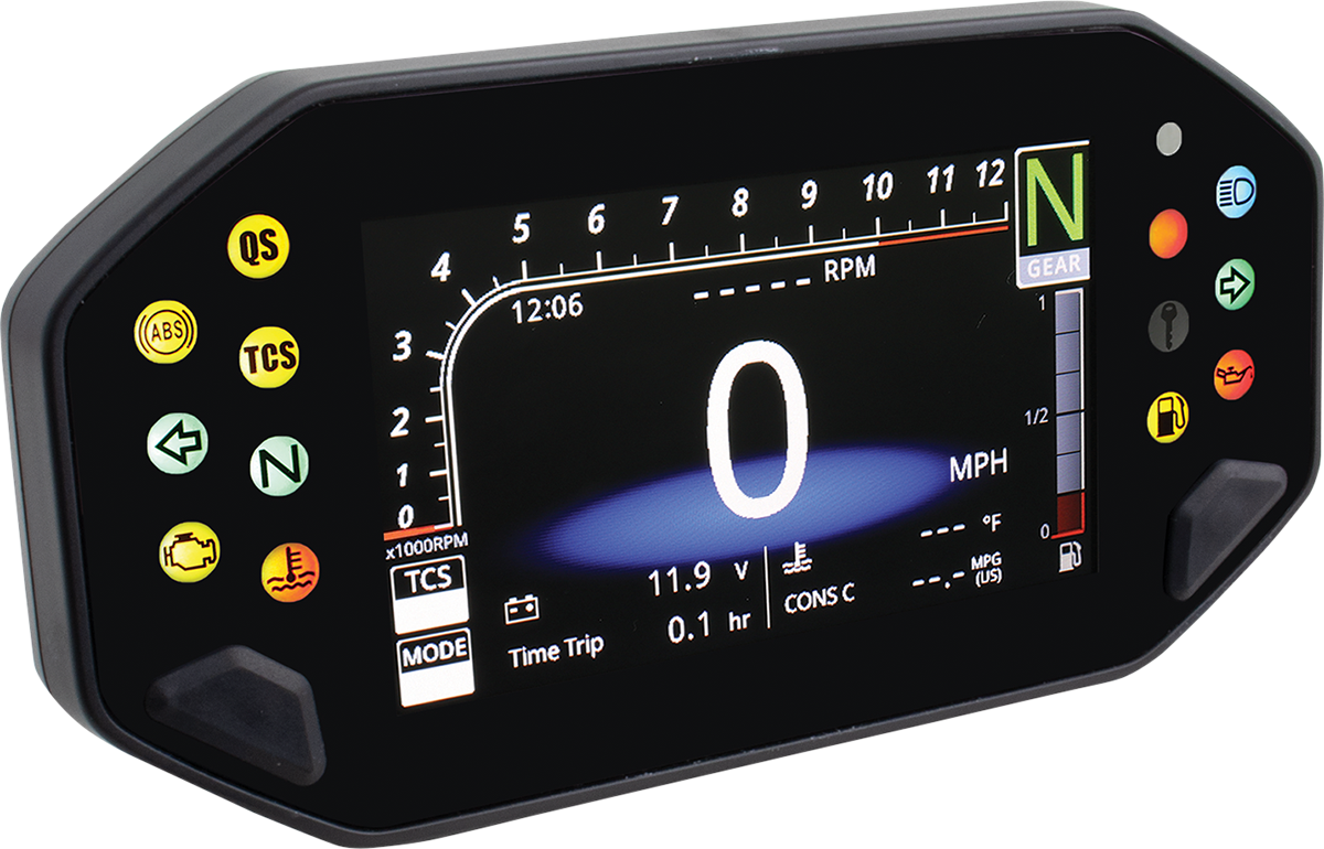 KOSO NORTH AMERICA TFT Multifunction Meter - RX-4 - Yamaha - MT-07 | MT-09