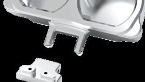 LA CHOPPERS Gauge Mount - Dual - Raw - FLT