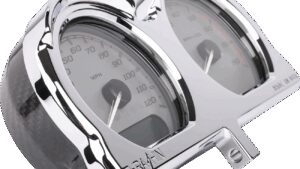 THRASHIN SUPPLY CO. Gauge Relocation Kit - Chrome