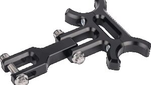 THRASHIN SUPPLY CO. Holeshot riser gauge relocation mounting bracket - Black