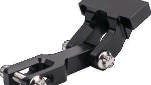 THRASHIN SUPPLY CO. OG riser gauge relocation mounting bracket - Black