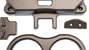 LA CHOPPERS Gauge Mount - Dual - Bronze - FLT