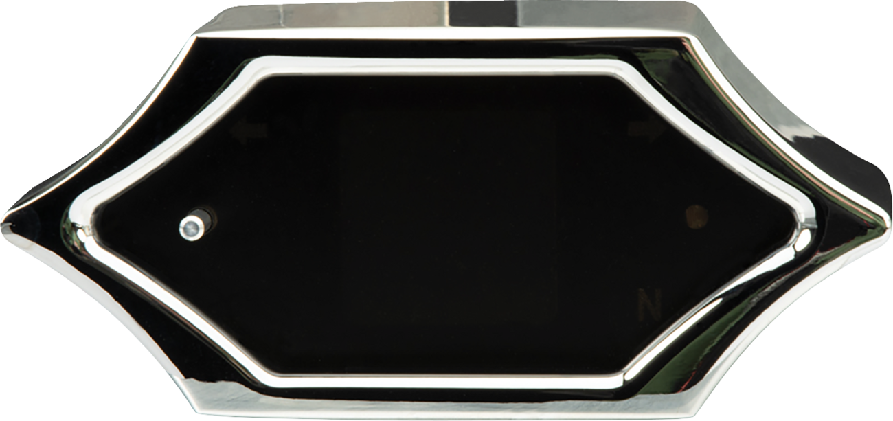 DAKOTA DIGITAL Handle Bar Mount Speedometer - With Signals - Spiked - Chrome