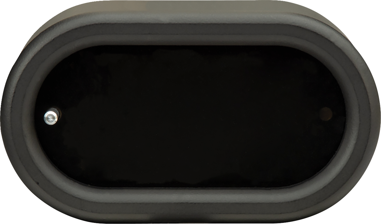 DAKOTA DIGITAL Handle Bar Mount Speedometer - With Signals - Oval - Black