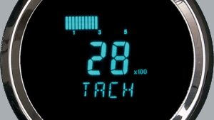 DAKOTA DIGITAL 3021 Odyssey II Tachometer - Resolution 100 RPM - 3.375"