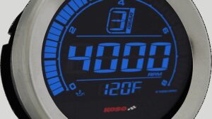 KOSO NORTH AMERICA 4" Tachometer - Chrome