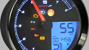 KOSO NORTH AMERICA TNT-B Multifunction Meter - Black