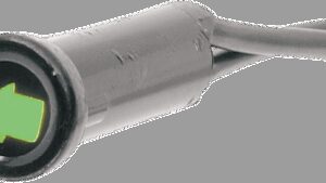 DRAG SPECIALTIES Snap-In Indicator Light - Turn - Black Bezel