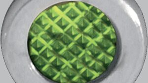 DRAG SPECIALTIES Snap-In Indicator Light - Green - Stainless Steel Bezel