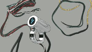 DAKOTA DIGITAL 1.25" Auto Programming Gear Indicator - Chrome - Blue Display