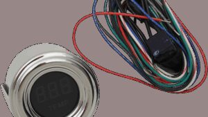 DAKOTA DIGITAL 1-7/8" MPH 4000 Series Oil Temperature Gauge - Retro - Red Display