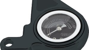 ARLEN NESS Oil Pressure Gauge Kit - Radius - Black