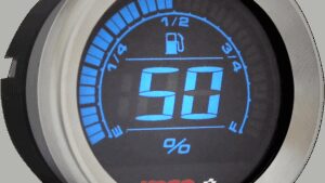 KOSO NORTH AMERICA 2" Fuel Level Gauge - Chrome