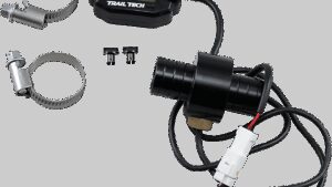 TRAIL TECH Temperature Meter - Surface Mount - Black - 19 mm