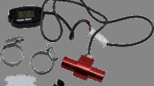 TRAIL TECH Universal Temperature Meter - Surface Mount - Black - 16 mm