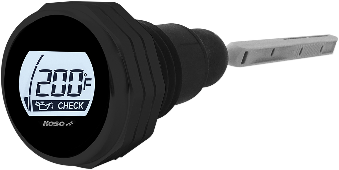 KOSO NORTH AMERICA Oil Dipstick - Black Housing