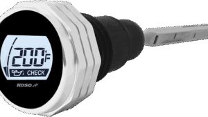 KOSO NORTH AMERICA Oil Dipstick - Silver Housing