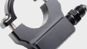 FEULING PARTS Oil Pressure Gauge Mount - 1" - Black