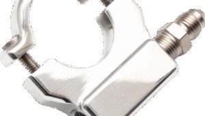 FEULING PARTS Oil Pressure Gauge Mount - 1" - Chrome