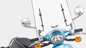 SLIPSTREAMER Scoot Windshield - 40