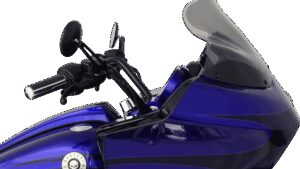 KLOCK WERKS Flare™ Windshield - 12" - Tinted - '98-'13 FLTR