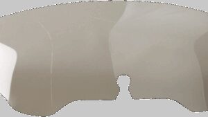 WIND VEST Windshield - 4" - Smoke - FLHT/X