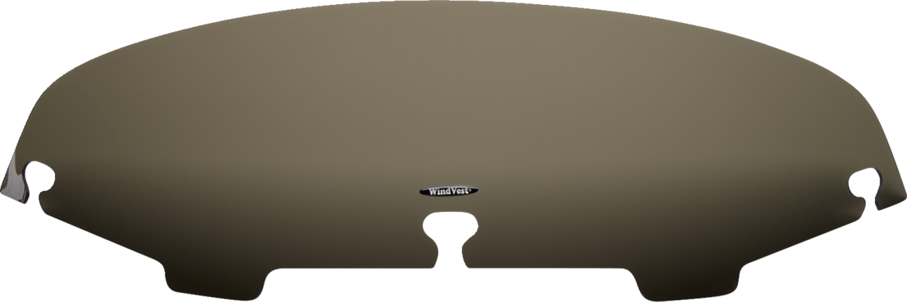 WIND VEST Windshield - 4" - Dark Smoke - FLHT/X
