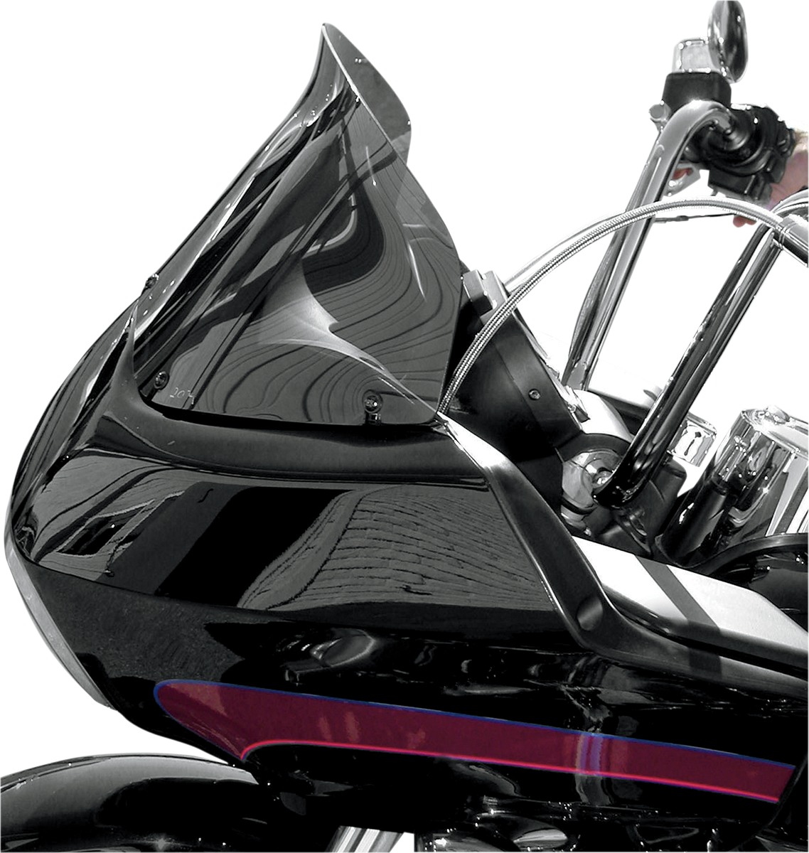 WIND VEST Windshield - 10" - Dark Smoke - FLTR