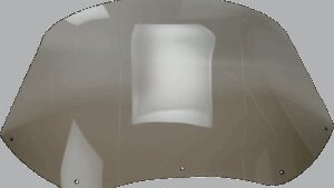 WIND VEST Windshield - 14" - Smoke - FLTR