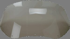 WIND VEST Windshield - 12" - Smoke - FLTR