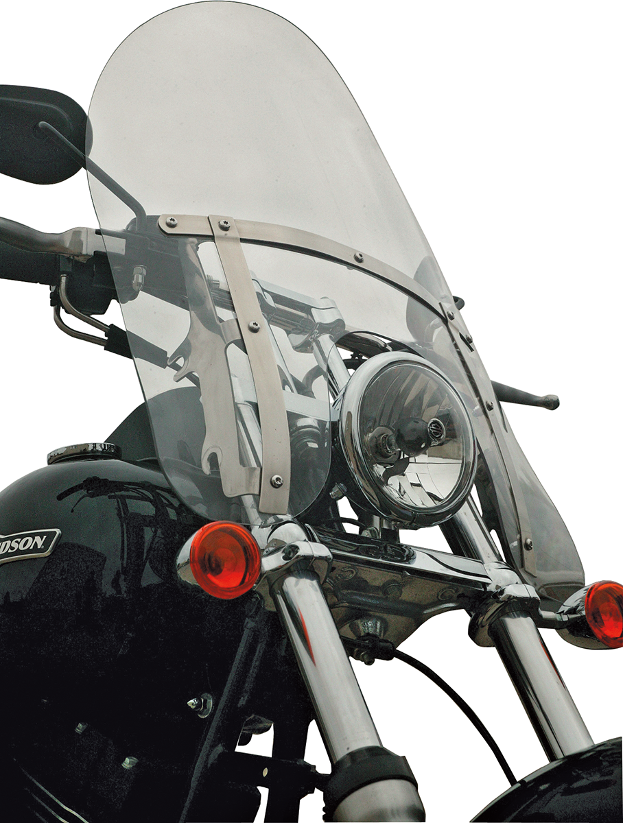 KLOCK WERKS Flare™ Windshield - 18" - Clear - FXDWG