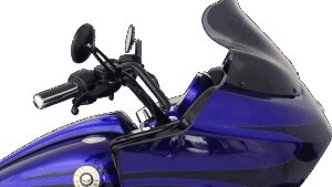 KLOCK WERKS Flare™ Windshield - 12" - Dark Smoke - '96-'13 FLTR