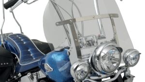 KLOCK WERKS Flare™ Windshield - 17" - Clear - FLST